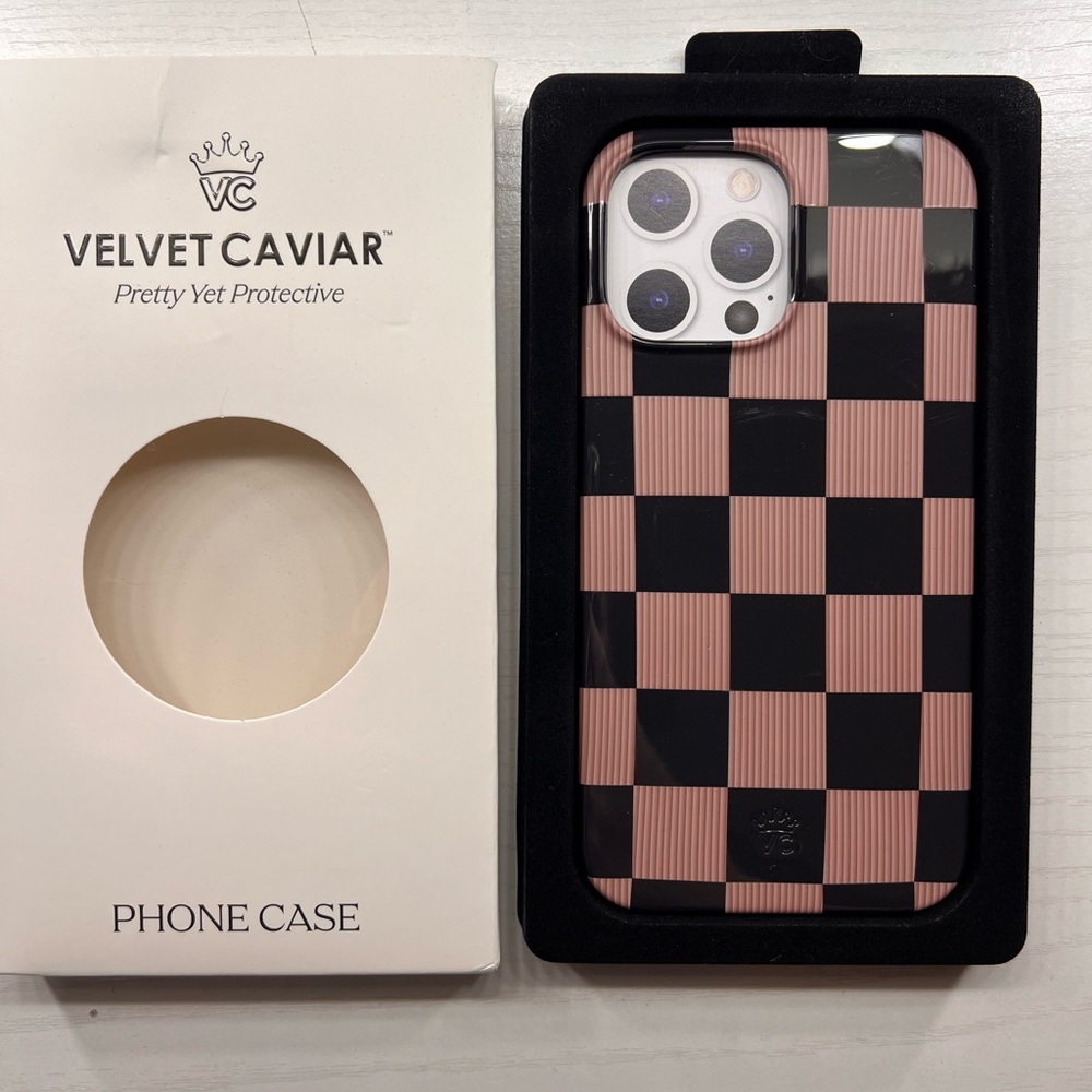 Velvet caviar iPhone 13 Pro Max case